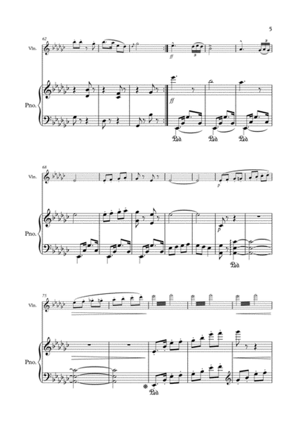 8 Humoresques piano accompaniment for violin