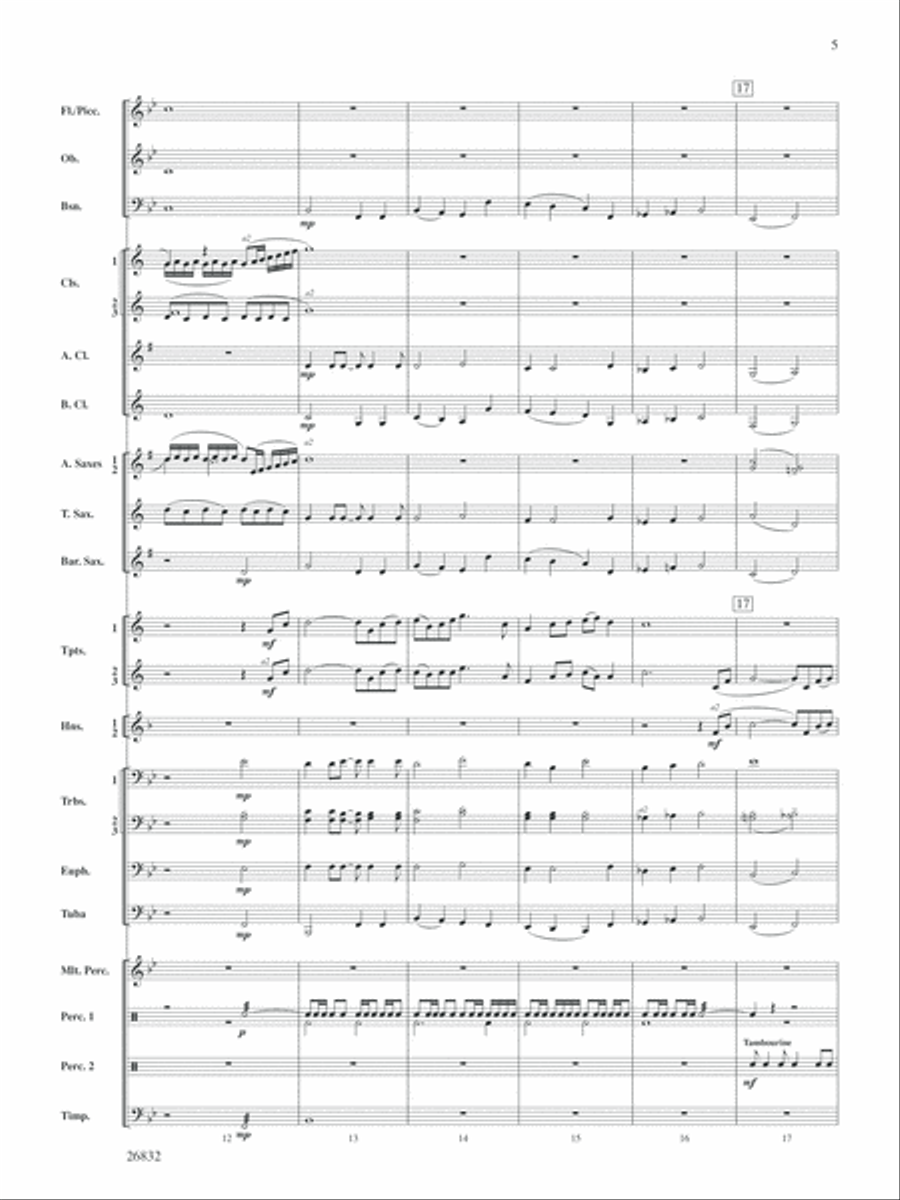 Charleston Harbor Celebration: Score Concert Band scores gallery preview page 5