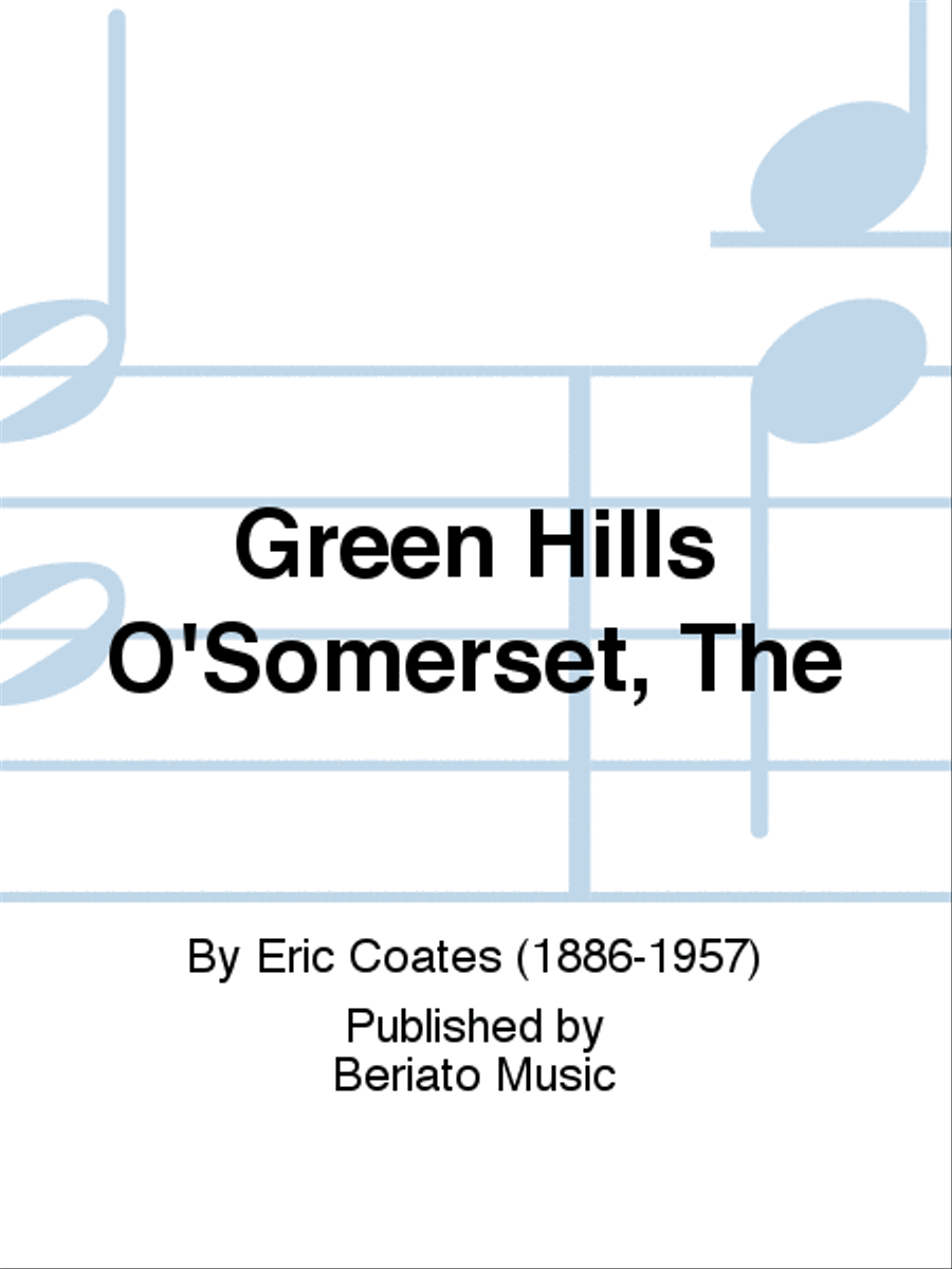 Green Hills O'Somerset, The Piano, Vocal, Guitar scores gallery preview page 1