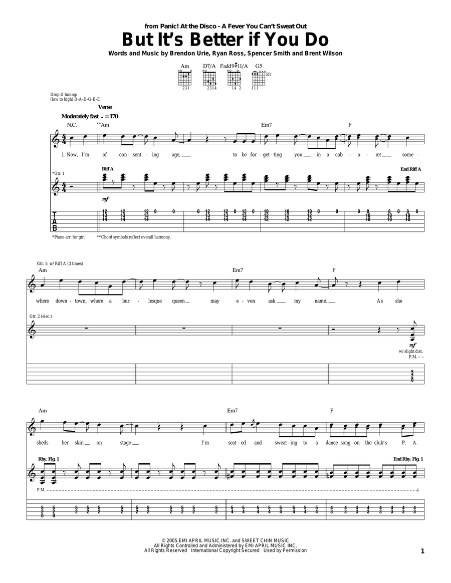 But It's Better If You Do Acoustic Guitar scores gallery preview page 1