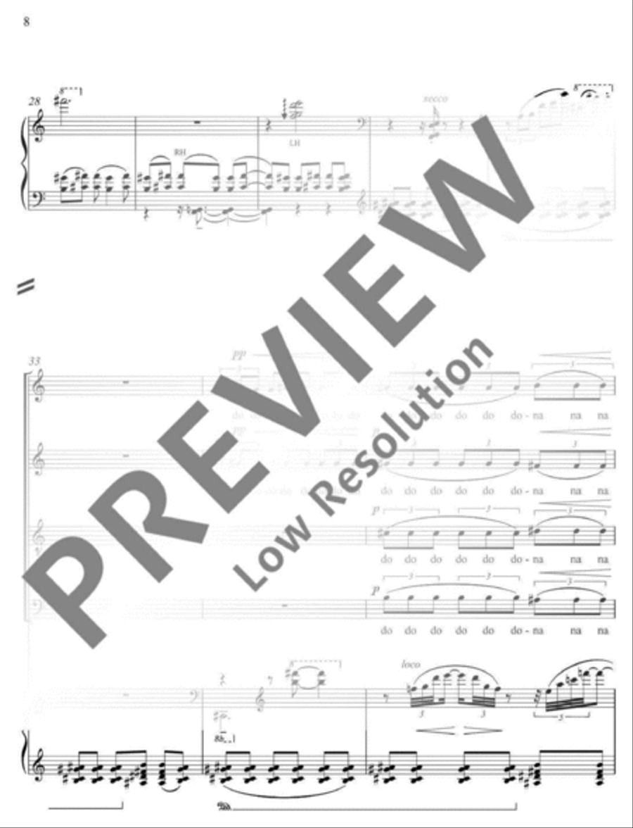 Pacem 4-Part scores gallery preview page 9