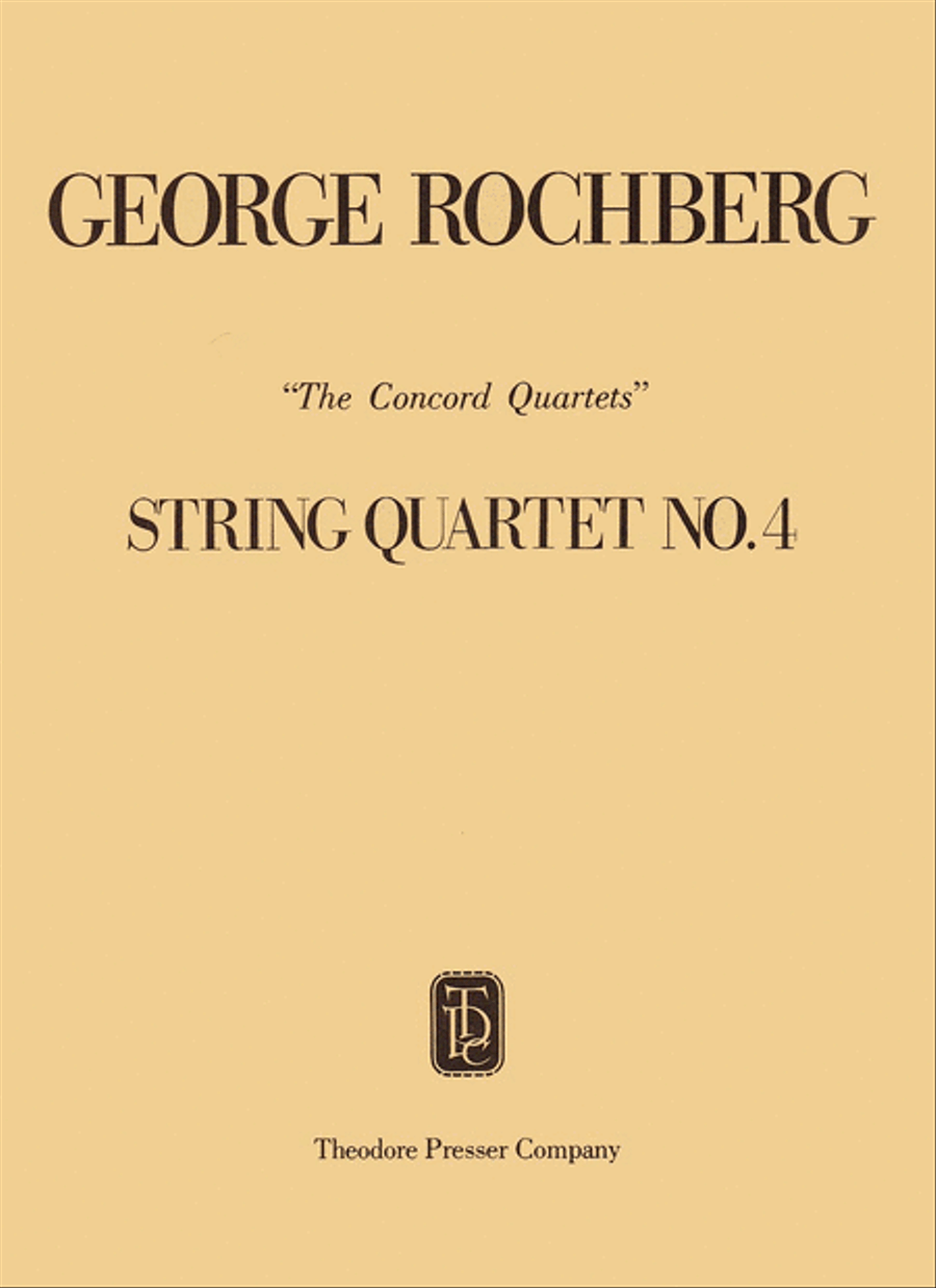 String Quartet No. 4 String Quartet scores gallery preview page 1