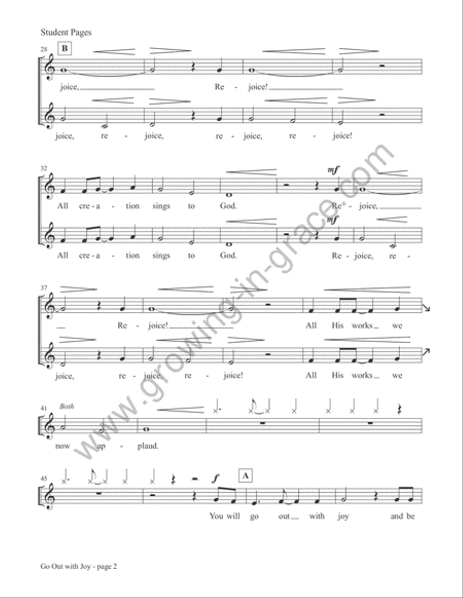 Fruit of the Spirit: Younger Children - Spring Unison Choir scores gallery preview page 12