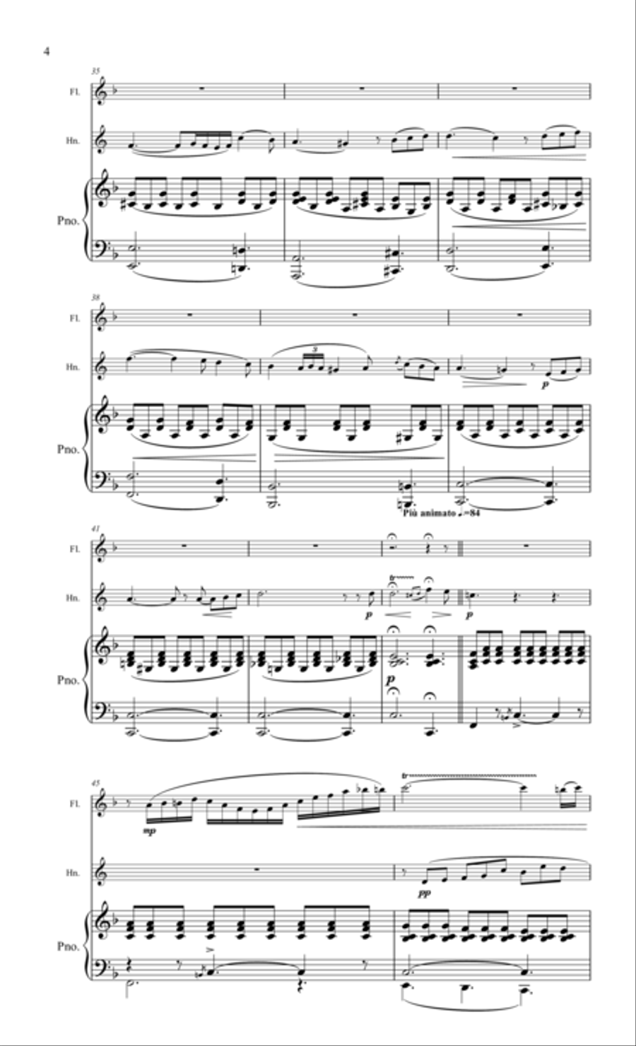 Doppler, Recuerdos de Rigi Small Ensemble scores gallery preview page 5