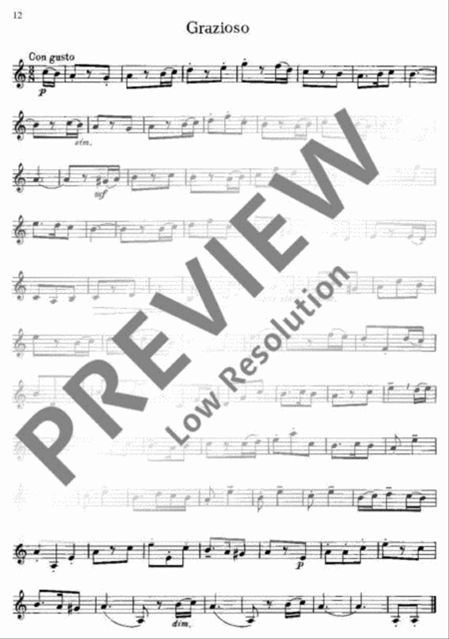 Spielstücke und Etüden Spielstücke und Etüden Cornet scores gallery preview page 13