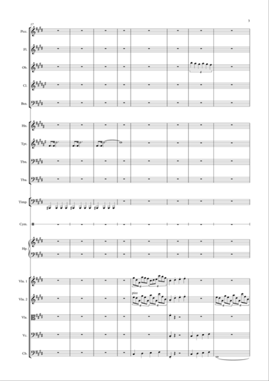 an egyptian princess Small Ensemble scores gallery preview page 4