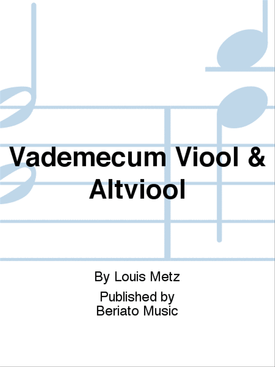 Vademecum Viool & Altviool Viola Solo scores gallery preview page 1