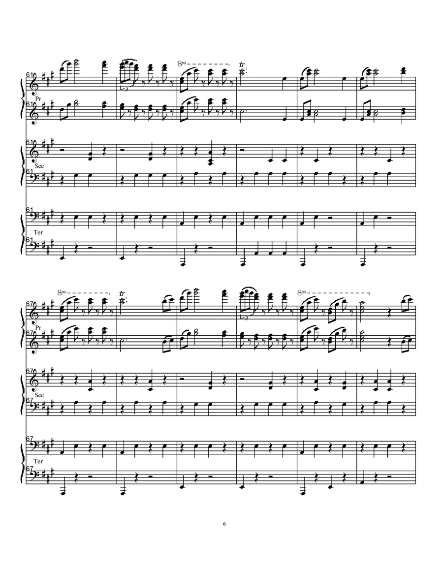 Radetzky March Trio Piano Trio scores gallery preview page 6