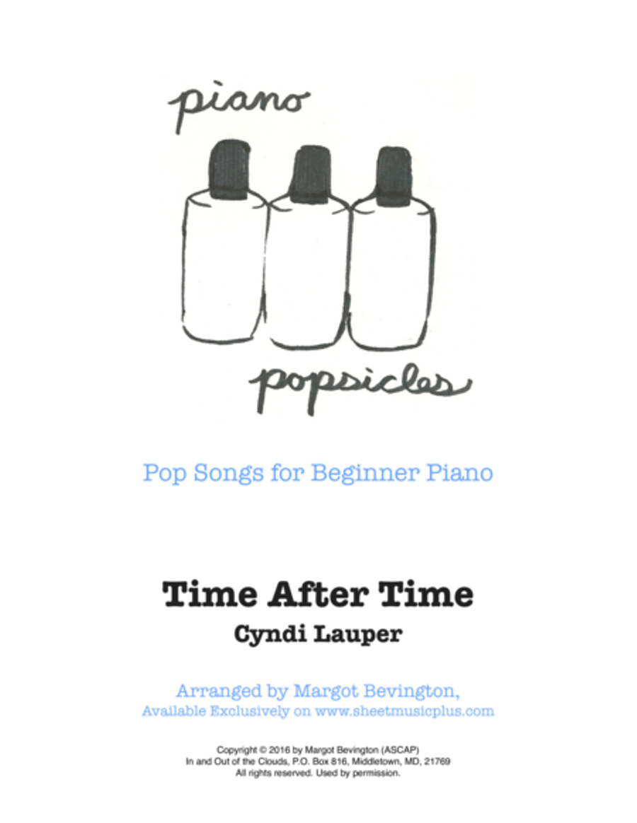 Time After Time Easy Piano scores gallery preview page 1