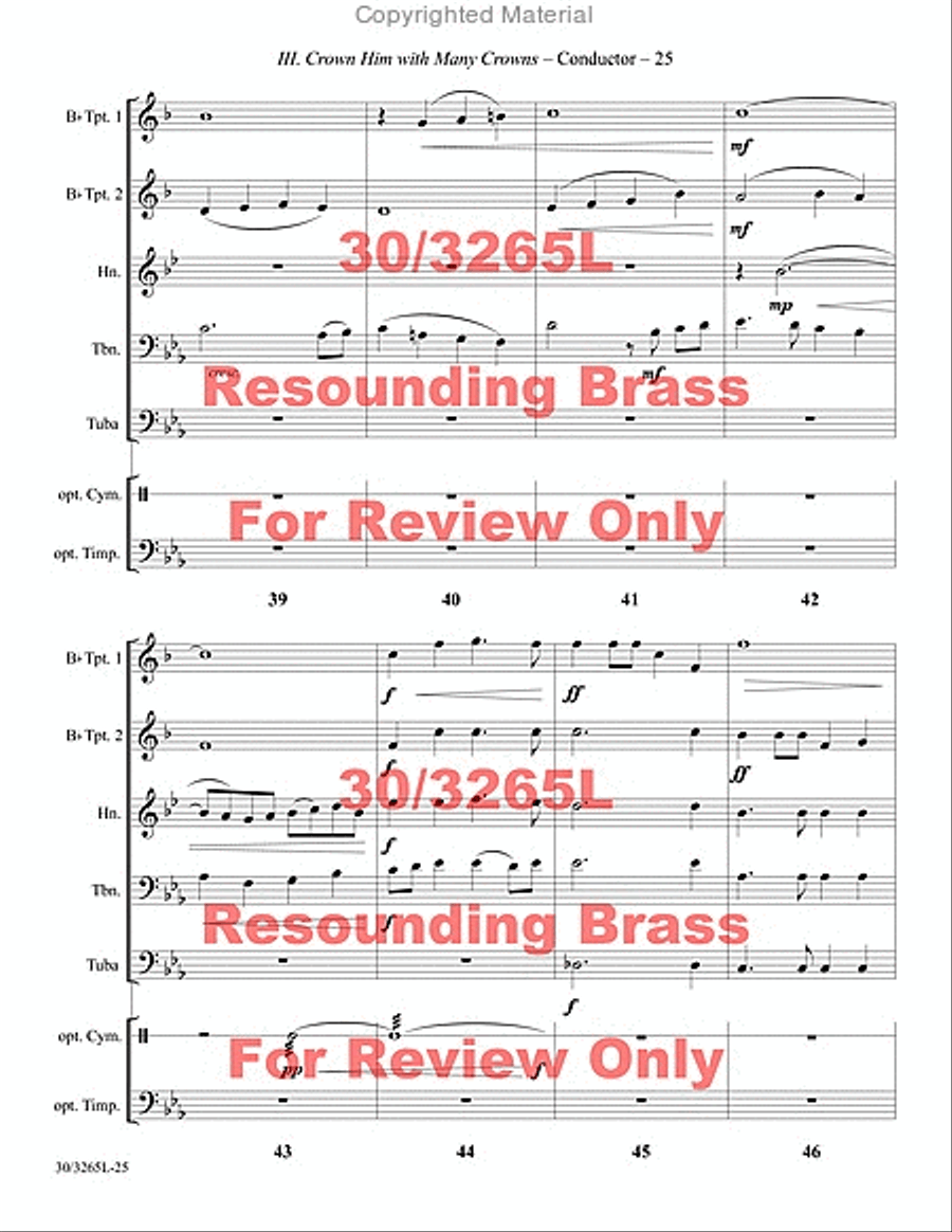 Resounding Brass Resounding Brass Brass Quintet scores gallery preview page 26