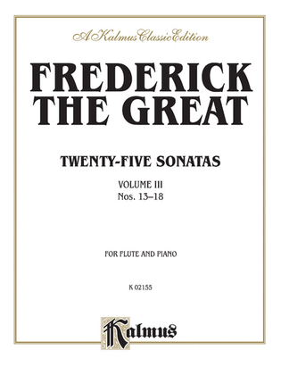Book cover for Twenty-five Sonatas, Volume 3