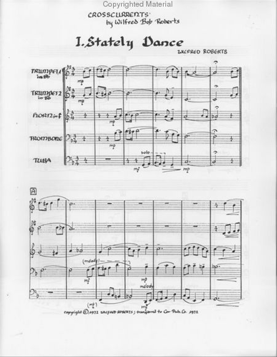 Cross Currents Brass Quintet scores gallery preview page 2