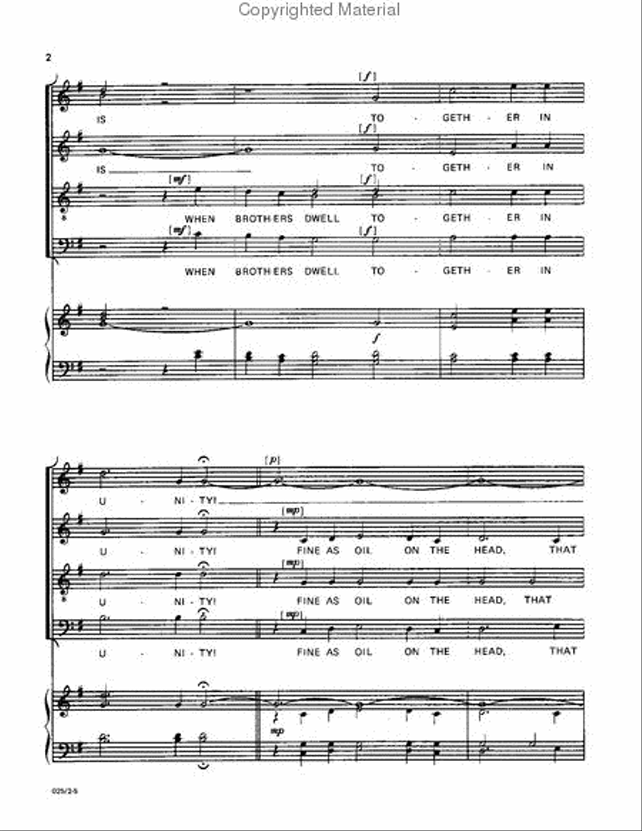Behold, How Good 4-Part scores gallery preview page 3