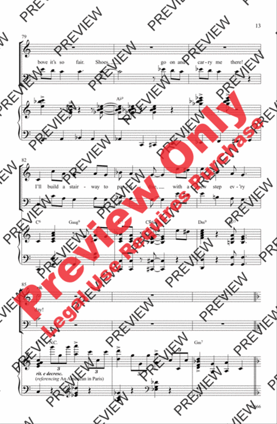 I Got Gershwin! 3-Part scores gallery preview page 13
