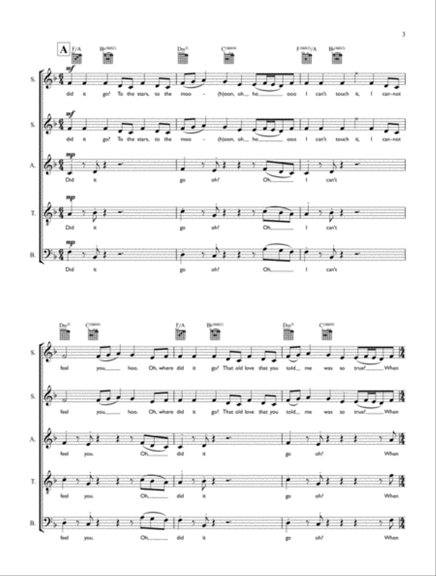 Healed Of You - SATB + Guitar/Keyboard 4-Part scores gallery preview page 3