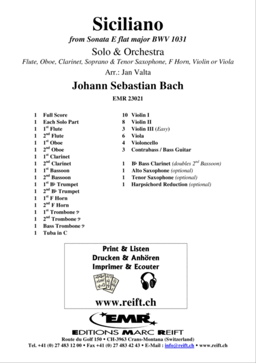 Siciliano Orchestra scores gallery preview page 2