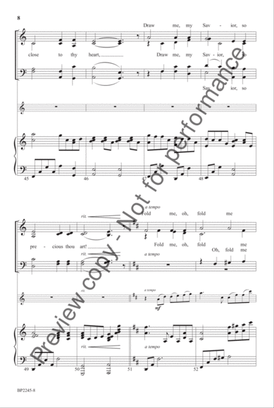 My Song In The Night 4-Part scores gallery preview page 8