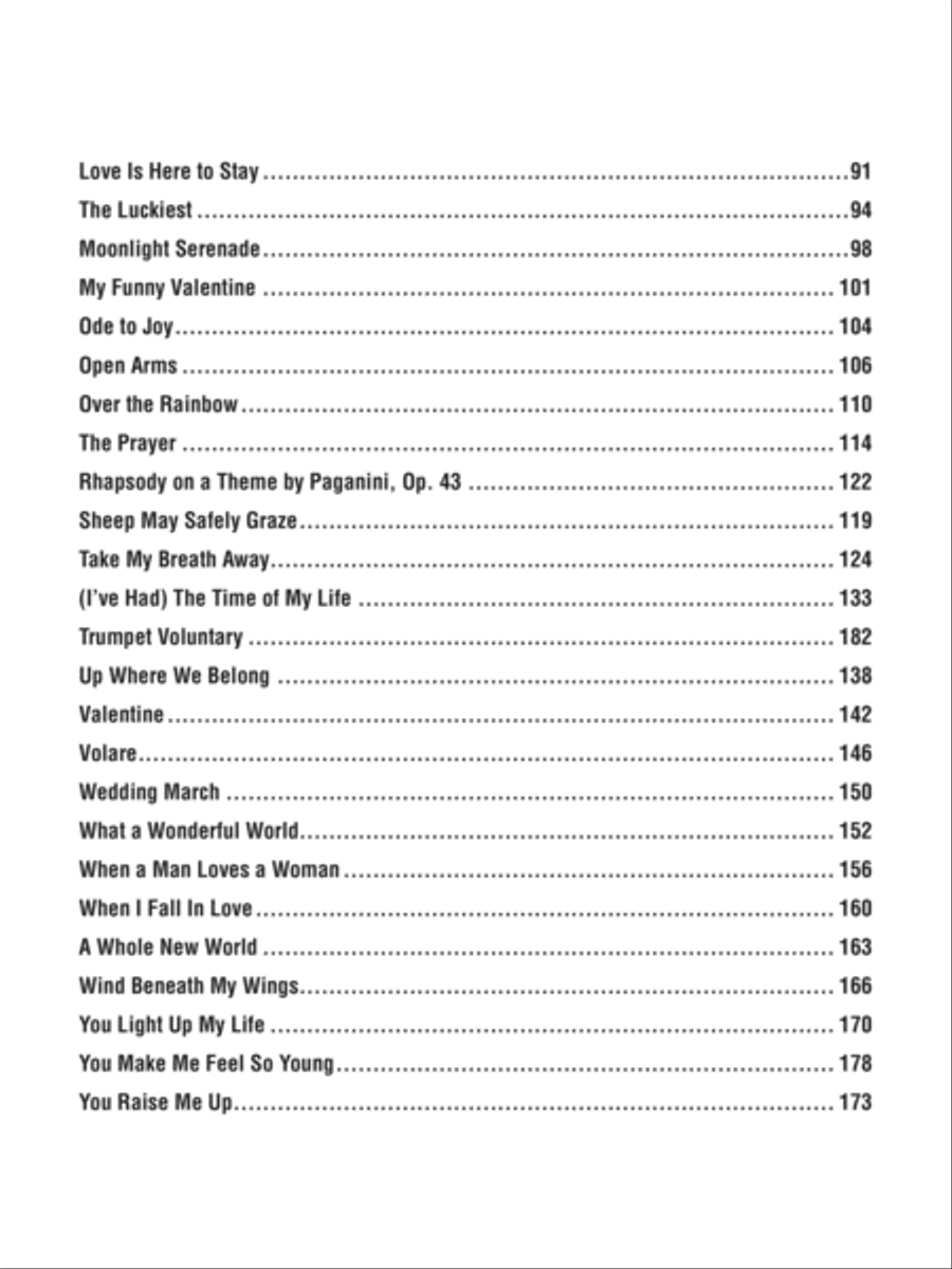 Top 50 Wedding Classics Top 50 Wedding Classics Easy Piano scores gallery preview page 3