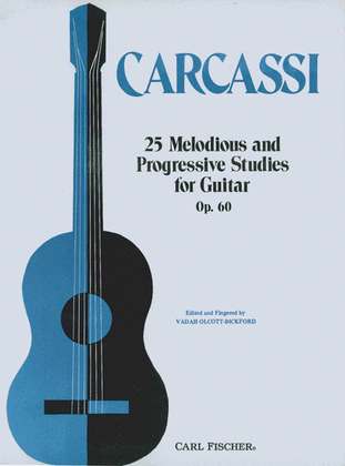 Book cover for Twenty-Five Melodious and Progressive Studies