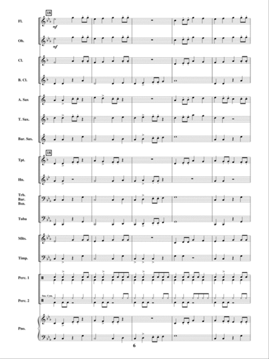 Mojo Mojo Concert Band scores gallery preview page 5