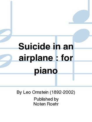 Suicide in an airplane