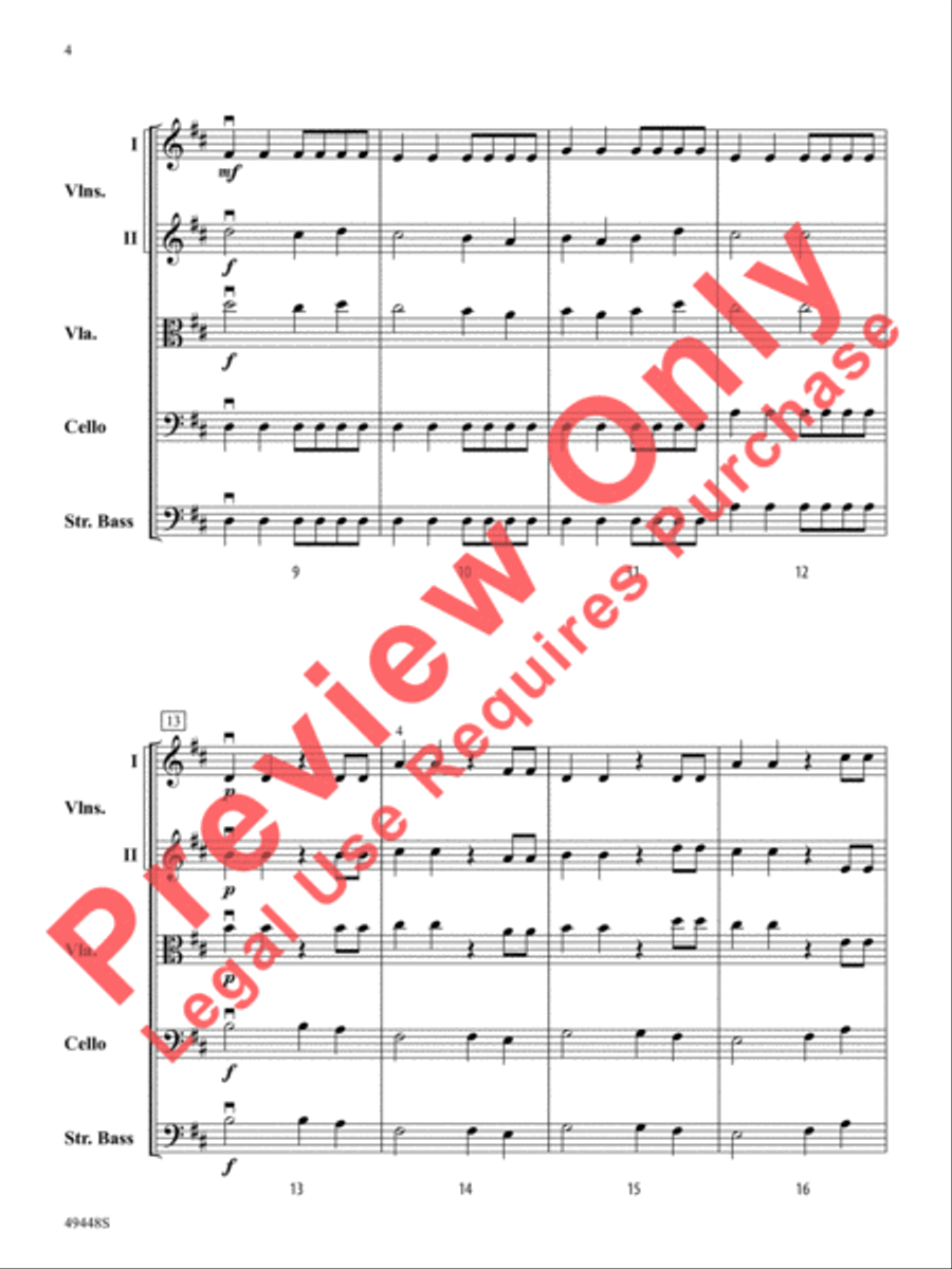 Exhilaration Exhilaration String Orchestra scores gallery preview page 5