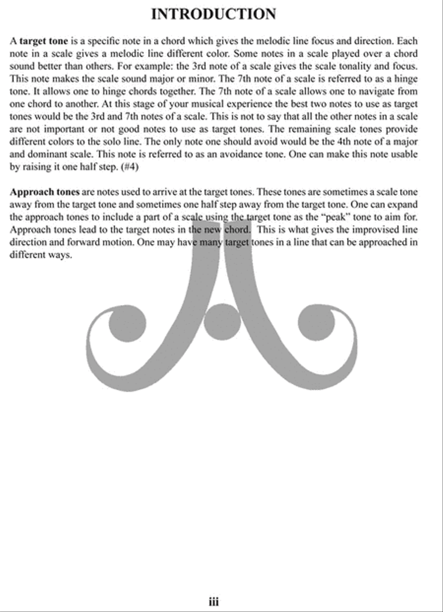 Target and Approach Tones Collection / Songbook scores gallery preview page 3