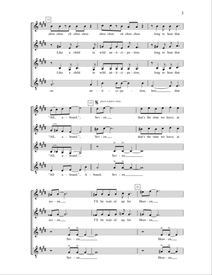 Sentimental Journey SSAA scores gallery preview page 3