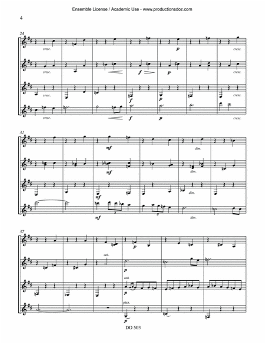 Intermezzo Guitar Ensemble scores gallery preview page 4