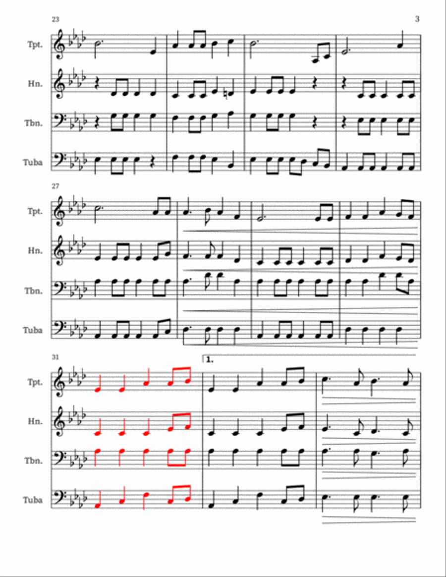 Be True Be True Small Ensemble scores gallery preview page 3