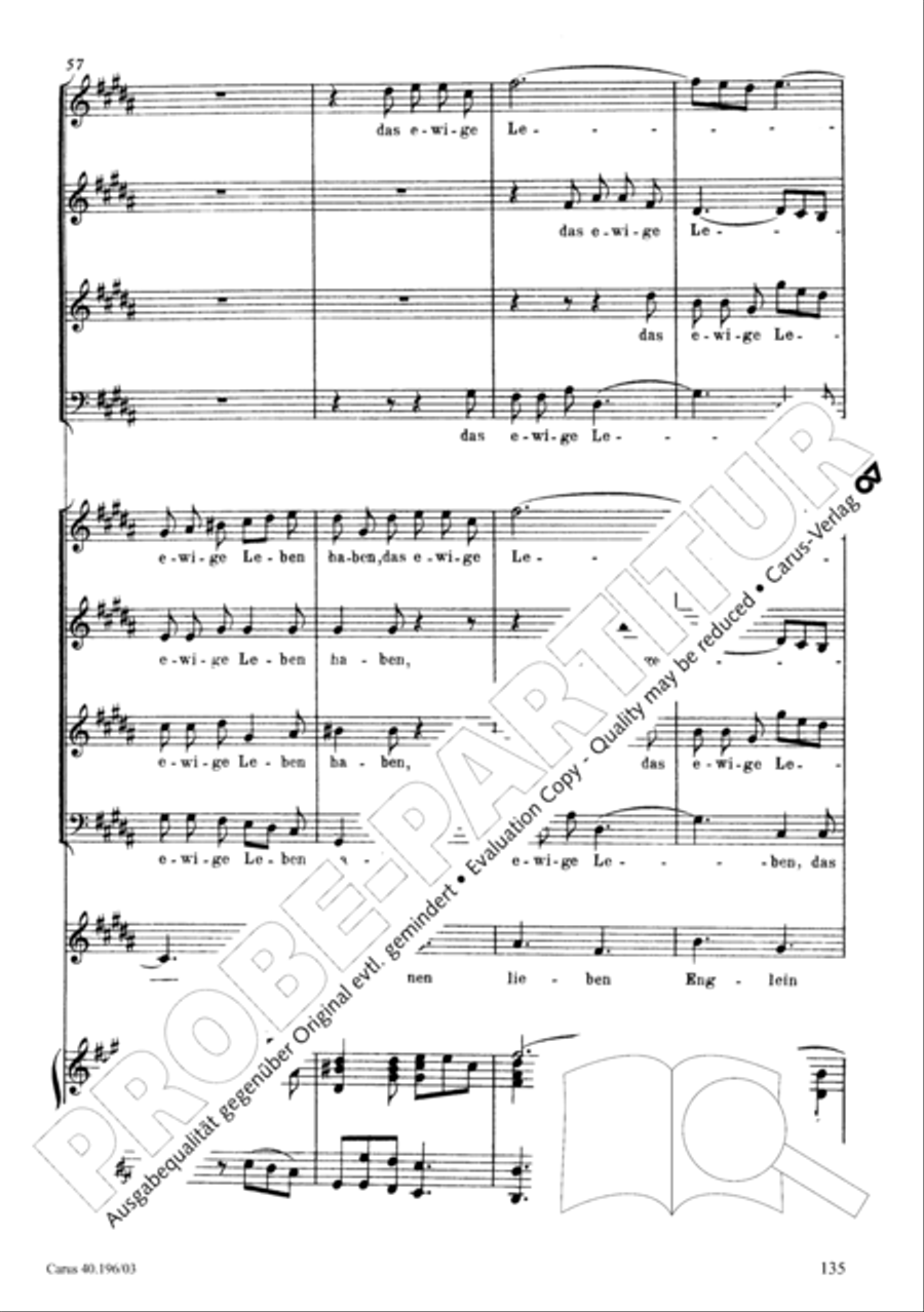 Die Geburt Christi SSA scores gallery preview page 136