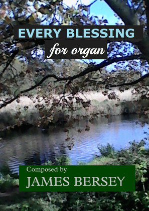 Book cover for Every Blessing (for organ)