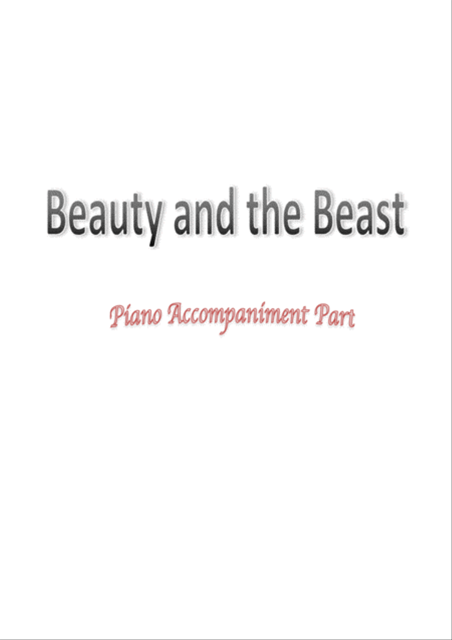 Beauty And The Beast Piano Trio scores gallery preview page 2