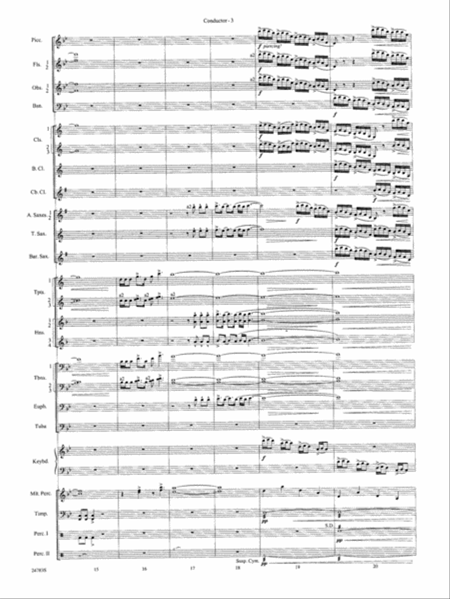 Rising Dragons: Score Concert Band scores gallery preview page 5
