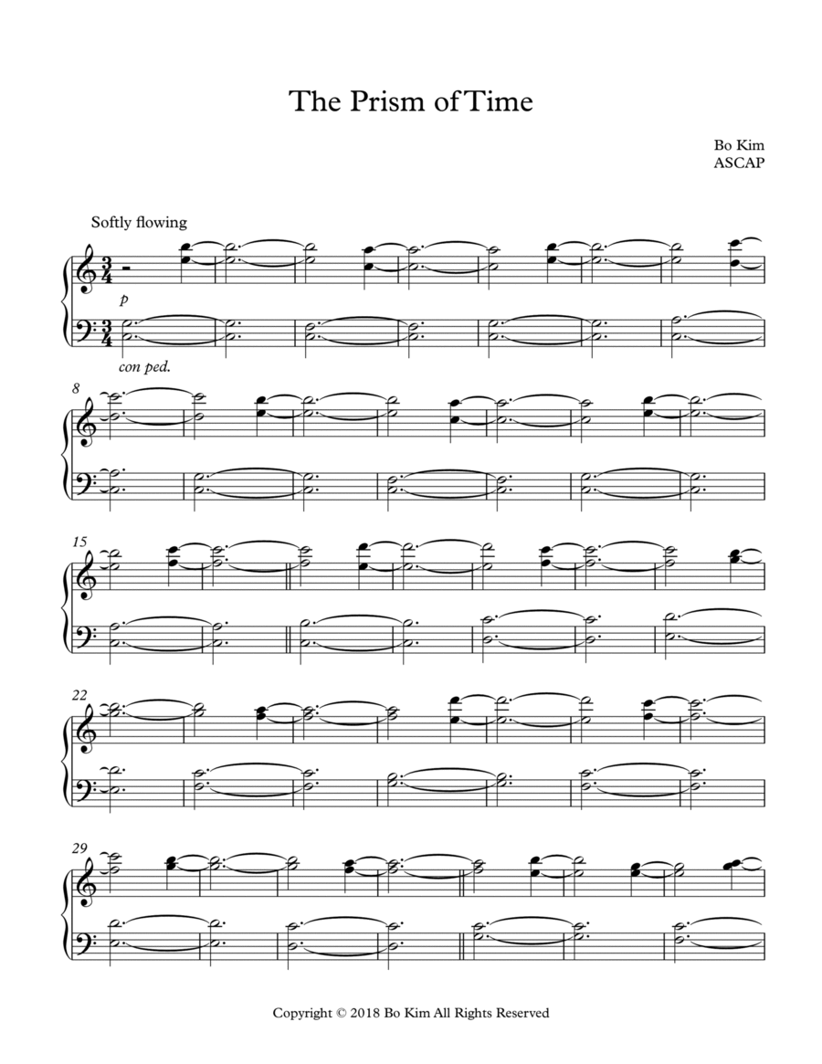 Time Prism Piano Solo - Digital Sheet Music