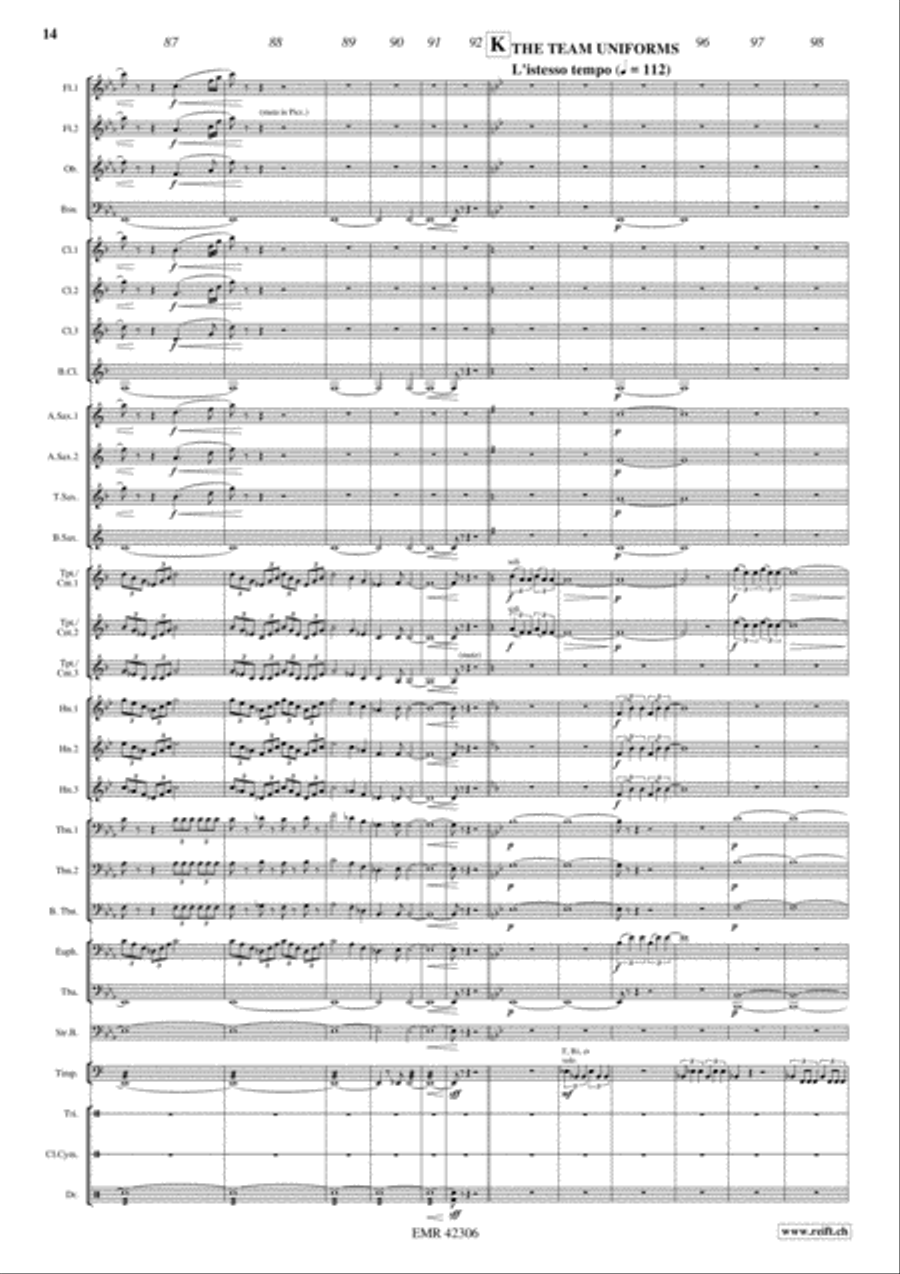 Escape To Victory Concert Band scores gallery preview page 9