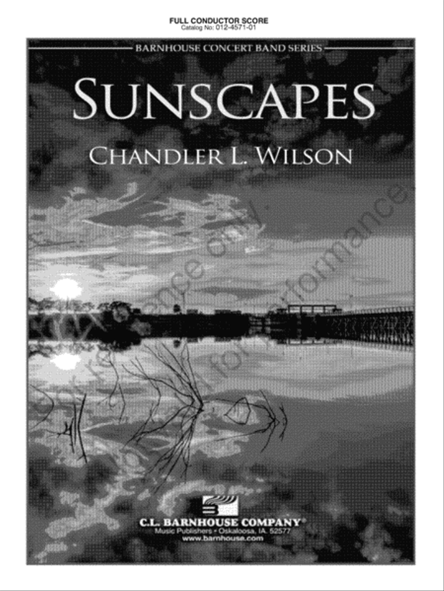 Sunscapes Sunscapes Concert Band scores gallery preview page 2