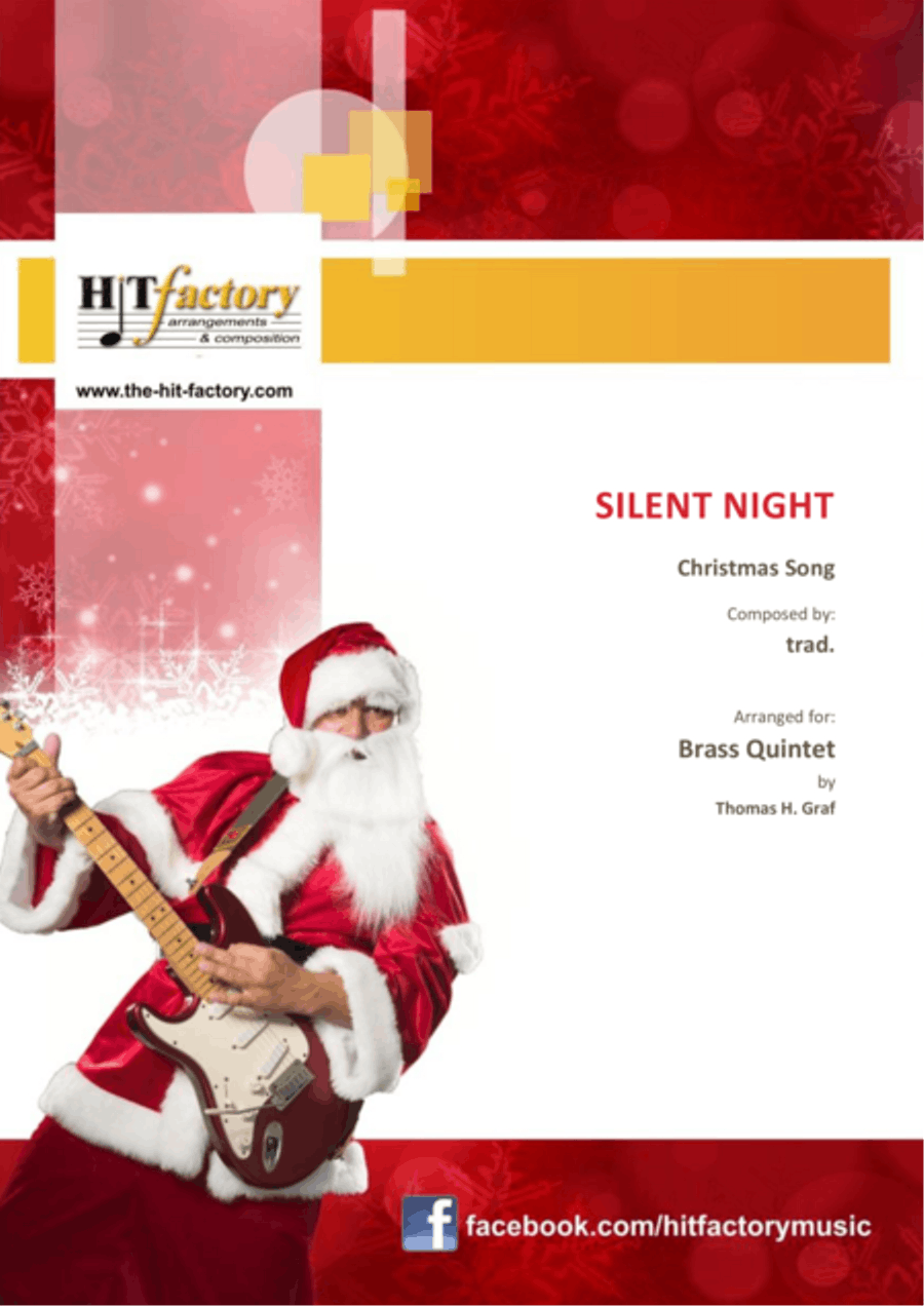 Silent Night - Stille Nacht - Jazz Waltz - Brass Quintet Brass Quintet scores gallery preview page 1