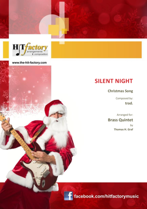Book cover for Silent Night - Stille Nacht - Jazz Waltz - Brass Quintet