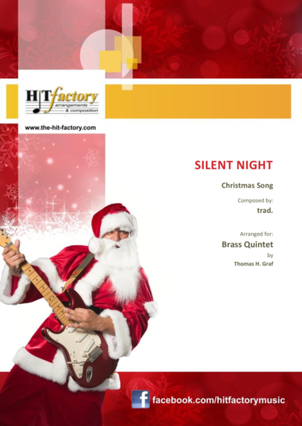 Silent Night - Stille Nacht - Jazz Waltz - Brass Quintet image number null