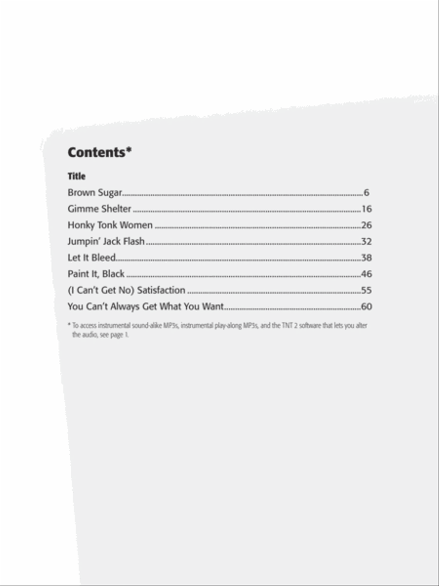 Ultimate Guitar Play-Along Rolling Stones Electric Guitar scores gallery preview page 3