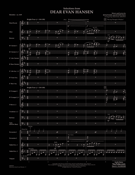 Selections from Dear Evan Hansen - Conductor Score (Full Score)