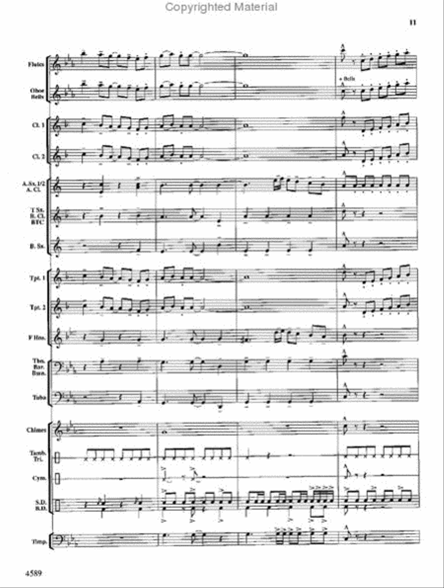 Copper Mountain Legend Concert Band scores gallery preview page 12