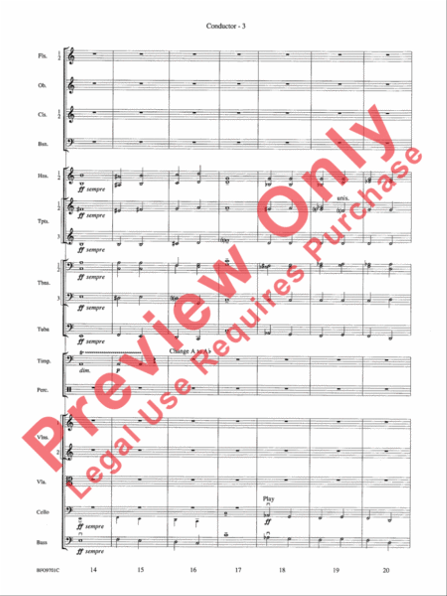 Finlandia Full Orchestra scores gallery preview page 6