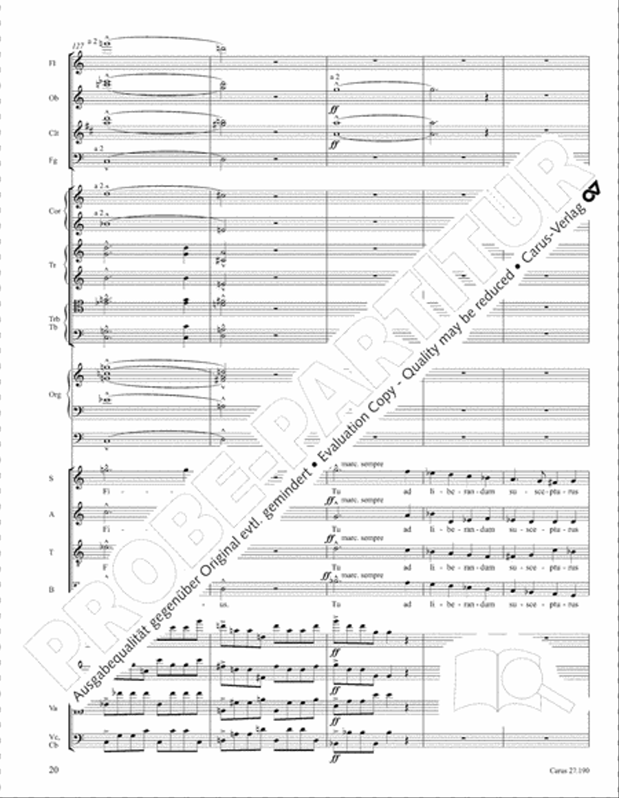 Te Deum 4-Part scores gallery preview page 27