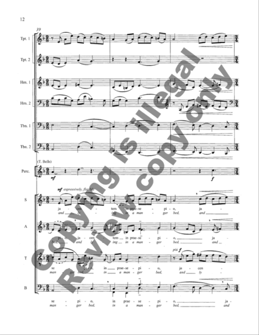 O Magnum Mysterium (Full Score) Choir scores gallery preview page 31