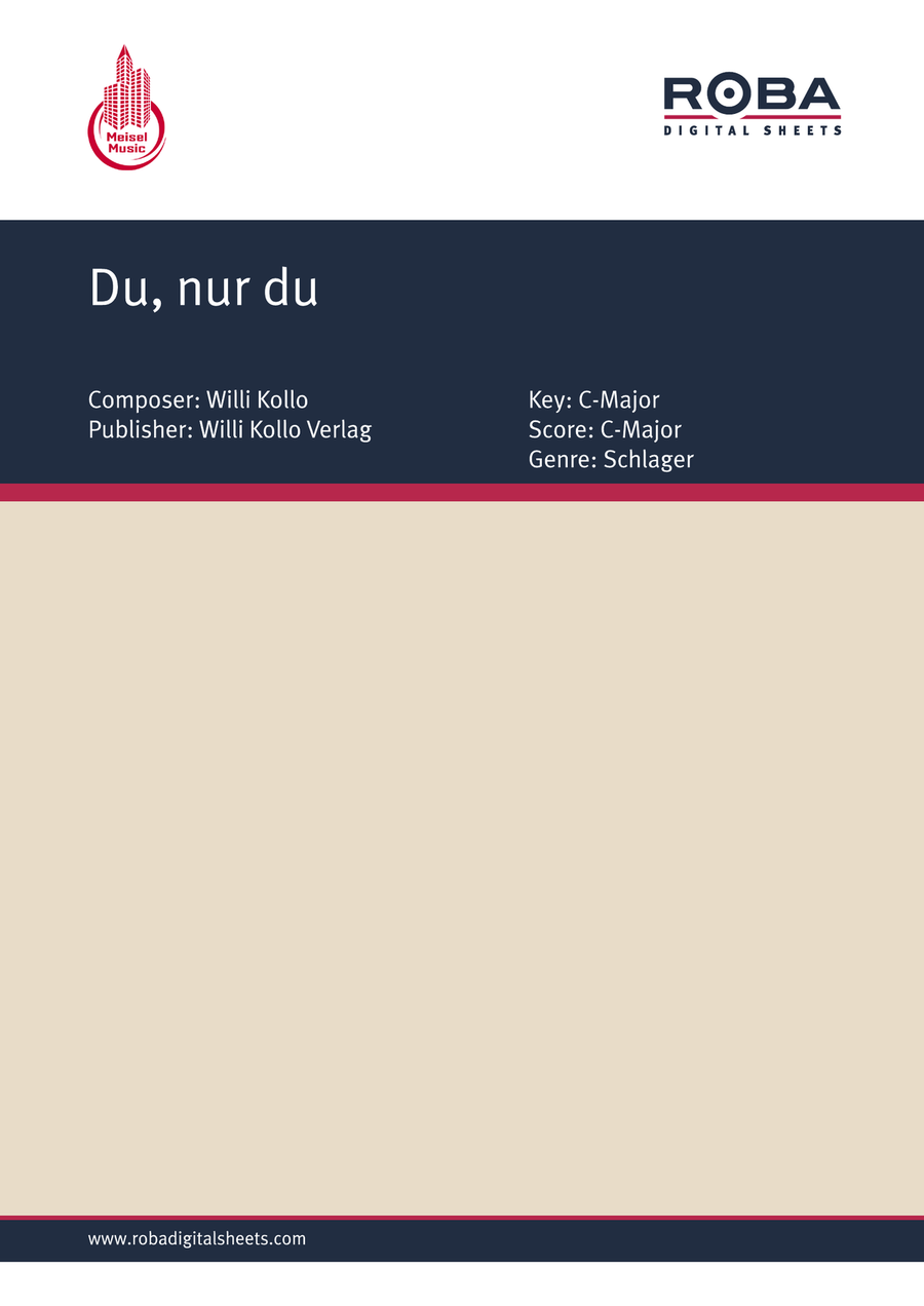 Du, nur du