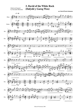 Variations on David of the White Rock (Dafydd Y Garreg Wen) for Oboe and Guitar