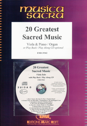 Book cover for 20 Greatest Sacred Music