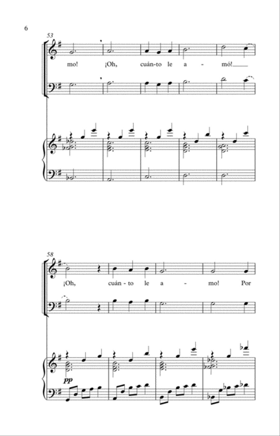 Oh, cuanto le amo (Oh, How I Love Jesus) 4-Part scores gallery preview page 6